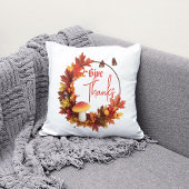 Rustic Autumn Fall Give Thanks クッション