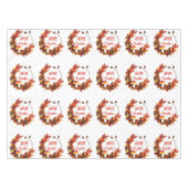 Rustic Autumn Fall Give Thanks  テーブルクロス (正面(横))