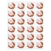 Rustic Autumn Fall Give Thanks  テーブルクロス (正面)