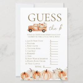 Rustic Autumn Floral Pumpkin Truck Guess The Price