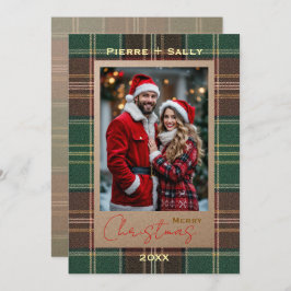 Rustic Autumn Plaid シーズンカード