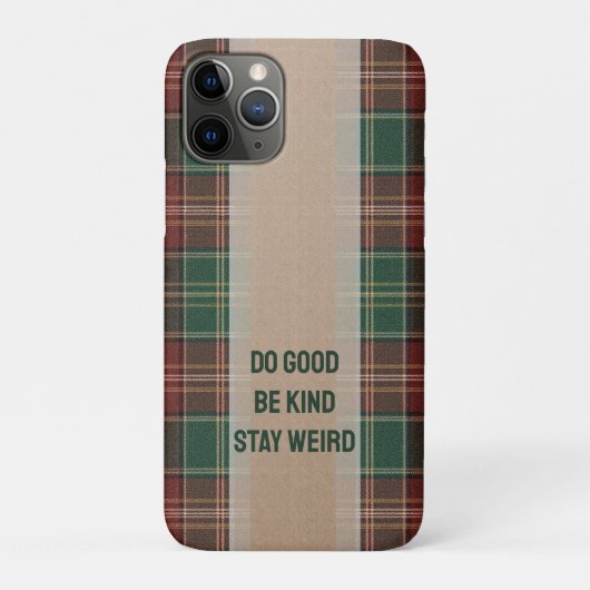 Rustic Autumn Plaid Case-Mate iPhoneケース (裏)