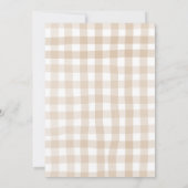 Rustic Autumn Pumpkin Floral Thanksgiving Dinner 招待状 (裏面)