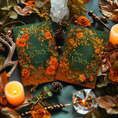 Rustic Autumn Wedding Her Vows Card – Druid Hil カード