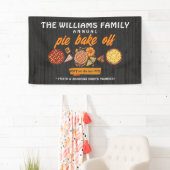 Rustic Bake Off B Family Pumpkin Pie Competition 横断幕 (インサイチュ)