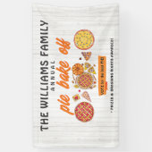 Rustic Bake Off Family Pumpkin Pie Competition 横断幕 (縦)