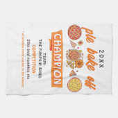 Rustic Bake Off Pumpkin Pie Competition Champion キッチンタオル (横)