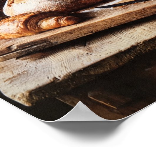 Rustic Baked Goods - Heirloom Kitchen Comfort ポスター (角)