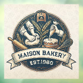 Rustic Bakery Store Pastry Dessert Sweet Cake Shop ウィンドウサイン (シート3)