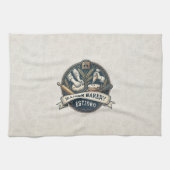 Rustic Bakery Store Pastry Dessert Sweet Cake Shop キッチンタオル (横)