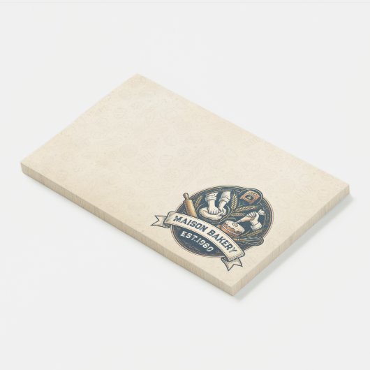 Rustic Bakery Store Pastry Dessert Sweet Cake Shop ポストイット (アングル)