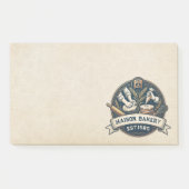 Rustic Bakery Store Pastry Dessert Sweet Cake Shop ポストイット (正面)