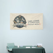 Rustic Bakery Store Pastry Dessert Sweet Cake Shop 横断幕 (トレードショー)