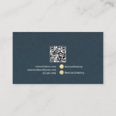 Rustic Bakery Store Pastry Desserts Loyalty Punch ロイヤリティカード (裏面)