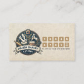 Rustic Bakery Store Pastry Desserts Loyalty Punch ロイヤリティカード (正面)