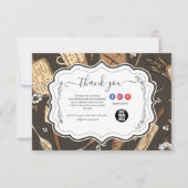 Rustic Baking Business サンキューカード (正面)