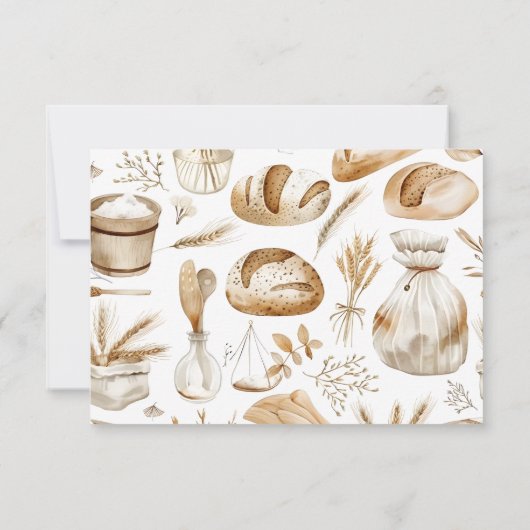 Rustic Baking Business サンキューカード (裏面)