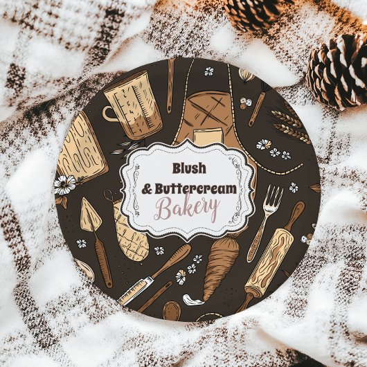 Rustic Baking Business ペーパープレート