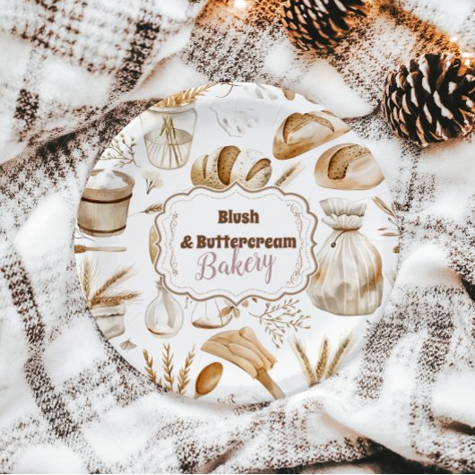 Rustic Baking Business ペーパープレート
