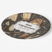 Rustic Baking Business ペーパープレート (アングル)