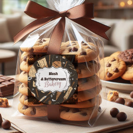 Rustic Baking Business ラウンドシール