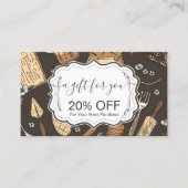 Rustic Baking Business 割引カード (正面)