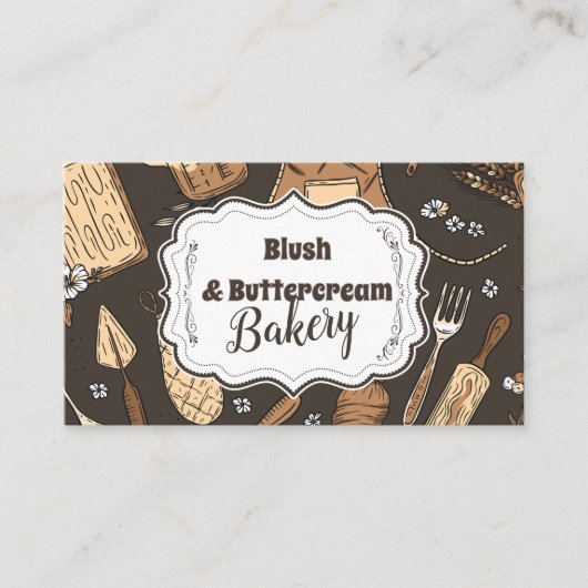 Rustic Baking Business 名刺 (正面)