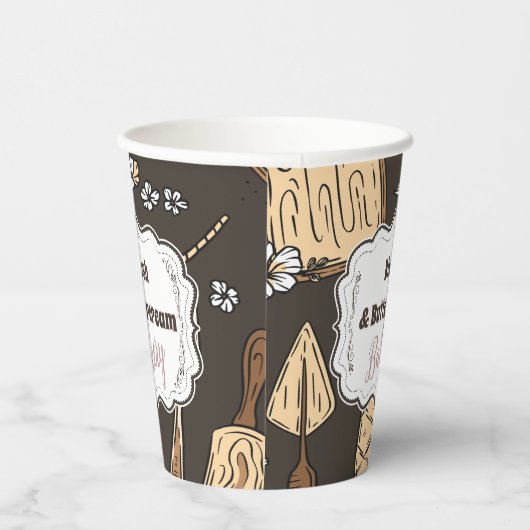 Rustic Baking Business 紙コップ (右)