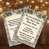 Rustic Barn Bash New Year’s Eve Party 招待状