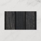 Rustic barn wood string lights wedding QR RSVP エンクロージャーカード (裏面)