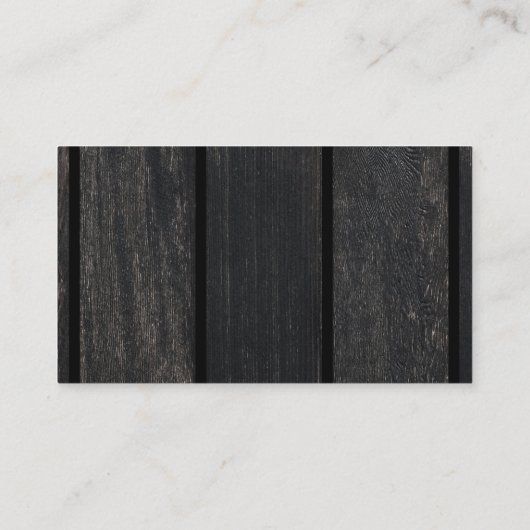 Rustic barn wood string lights wedding QR RSVP エンクロージャーカード (裏面)