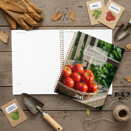 Rustic Basket of Tomatoes Home Garden Farm Planner プランナー手帳