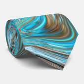 rustic beach Turquoise Woodgrain Teal Barn Wood ネクタイ (ロール)