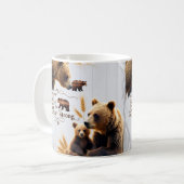 Rustic Bear Family Love is Strong Classic Mug コーヒーマグカップ (正面左)