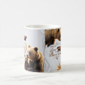 Rustic Bear Family Love is Strong Classic Mug コーヒーマグカップ (中央)