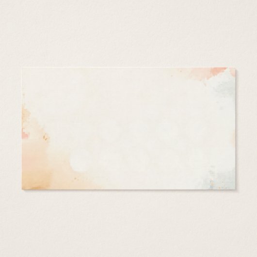 Rustic beige watercolor bakery gift certificate  (裏面)