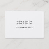 rustic Birdhouses Craft Company名刺 名刺 (裏面)