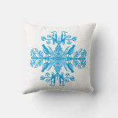 Rustic blue nature Blue Birds Vintage. クッション (裏面)