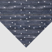 Rustic Blue Wood Stars  薄葉紙 (詳細)