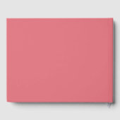 Rustic Blush Roses Eucalyptus Wedding Guest Book ゲストブック (裏面)