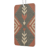 Rustic Boho Air Freshener Terracotta Print カーエアーフレッシュナー (左)