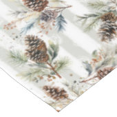 Rustic Boho Christmas Pine Farmhouse Pattern  テーブルクロス (アングル)