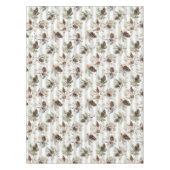 Rustic Boho Christmas Pine Farmhouse Pattern  テーブルクロス (正面)