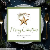 Rustic Boho Christmas Scene Watercolor Dinner 