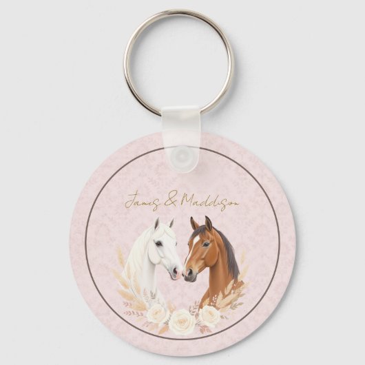 Rustic Boho Country Wedding キーホルダー (正面)