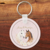 Rustic Boho Country Wedding キーホルダー (正面)