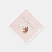 Rustic Boho Country Wedding スタンダードカクテルナプキン (角)