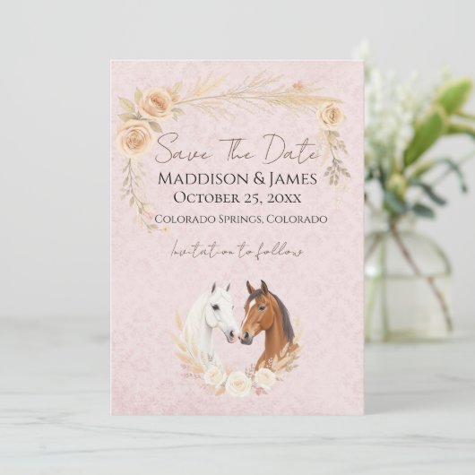 Rustic Boho Country Wedding セーブザデート (スタンド正面)