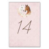 Rustic Boho Country Wedding  テーブルナンバー (正面)