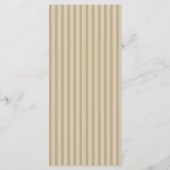 Rustic Boho Country Wedding メニュー (裏面)